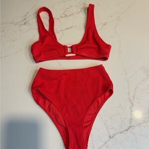 Aerie Red Bikini Set